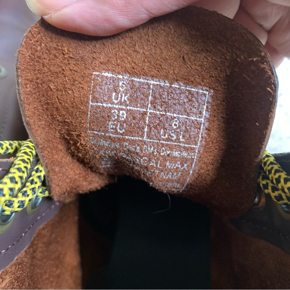 Dr. Martens Brown 1460 Pascal MAX Leather Platform Boots - Picture 7 of 8